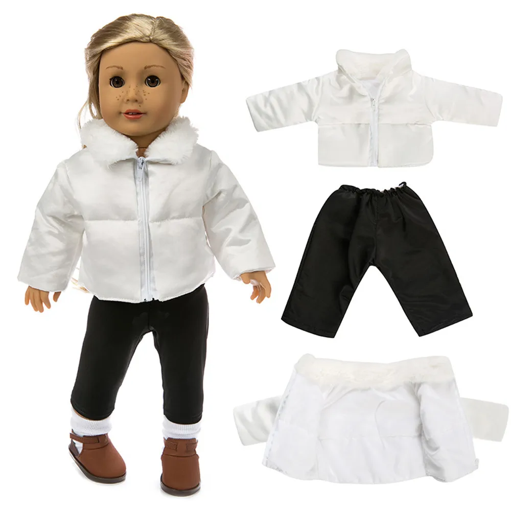 Фото Кукла реборн симпатичная одежда пуховик для 18-дюймовой американской куклы