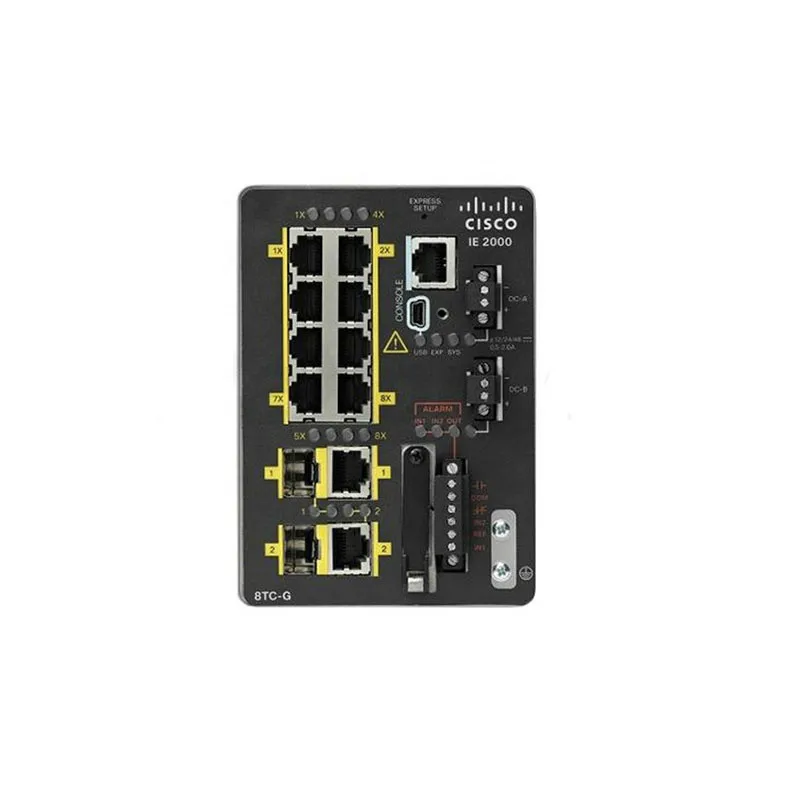 Industrial Ethernet 2000 Series Switches IE-2000-8TC-G-E 
Industrial Ethernet 2000 Series Switches IE-2000-8TC-G-E