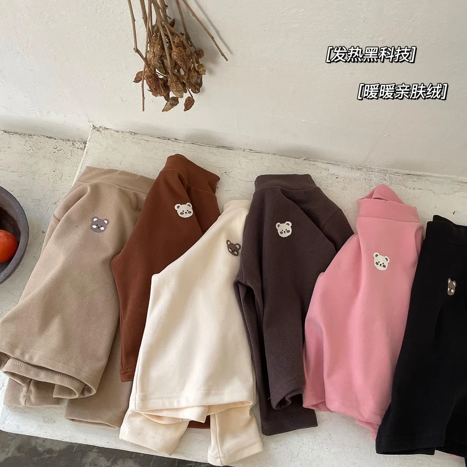 Children's Velvet Heating Bottoming Shirt for Boys and Girls Baby Half-high Collar Cartoon Long-sleeved T-shirt
Children's Velvet Heating Bottoming Shirt for Boys and Girls Baby Half-high Collar Cartoon Long-sleeved T-shirt