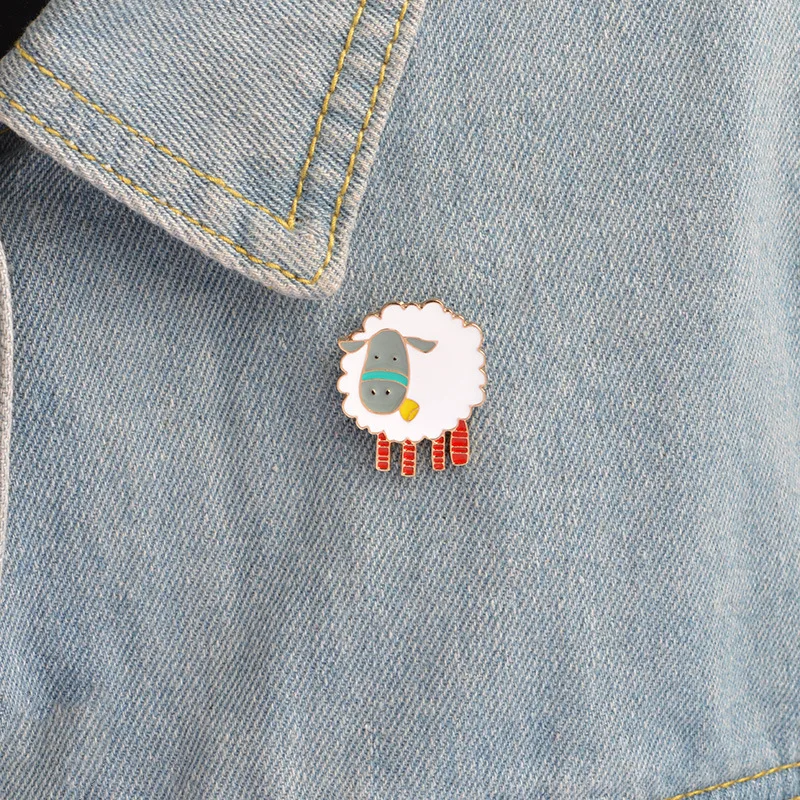 Little Sheep Enamel Pins Animal Lovely Alpaca Brooch Button Pin Denim Jeans Lapel Pin Badge Cartoon Jewelry Gift for Kids Girls
Little Sheep Enamel Pins Animal Lovely Alpaca Brooch Button Pin Denim Jeans Lapel Pin Badge Cartoon Jewelry Gift for Kids Girls