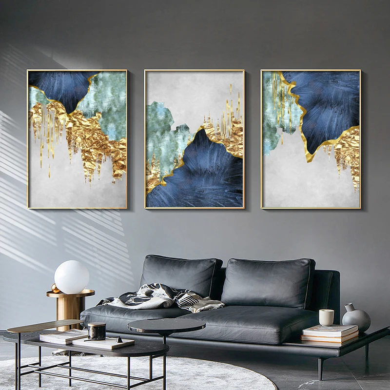 Nordic Blue golden foil lines Canvas Posters Print Modern Abstract Wall Art Painting Decoration Picture Living Room Home Decor
Nordic Blue golden foil lines Canvas Posters Print Modern Abstract Wall Art Painting Decoration Picture Living Room Home Decor