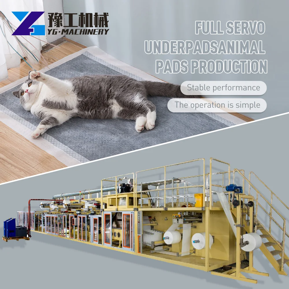 Full Servo Underpadsanimal Pads Production Line Pet Sanitary Pad Production Machine
Full Servo Underpadsanimal Pads Production Line Pet Sanitary Pad Production Machine