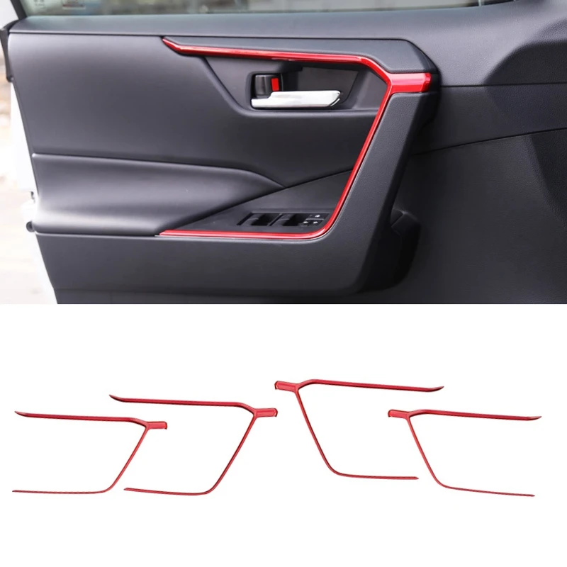 for Toyota RAV4 XA50 2019 2020 ABS Plastic Red Interior Door Armrest Decorative Cover Trim 4Pcs Car Styling Accessories
for Toyota RAV4 XA50 2019 2020 ABS Plastic Red Interior Door Armrest Decorative Cover Trim 4Pcs Car Styling Accessories