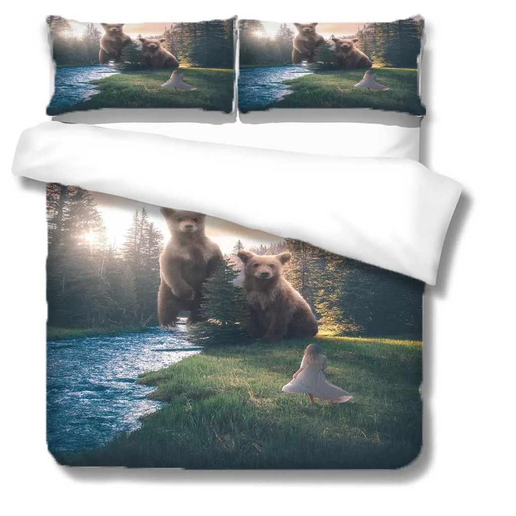 Home Textile Luxury 3D S Print 2/3Pcs Comfortable Duvet Cover PillowCase Bedding Sets Queen And King EU/US/AU Size
Home Textile Luxury 3D S Print 2/3Pcs Comfortable Duvet Cover PillowCase Bedding Sets Queen And King EU/US/AU Size