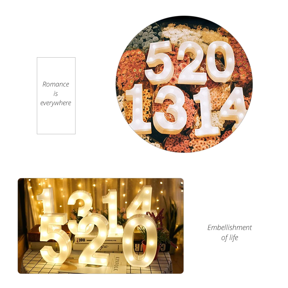 Creative Luminous 0-9 Digital Number Letter Light AA Battery Powered Lamp Night Light for Christmas Wedding Birthday Party Decor
Creative Luminous 0-9 Digital Number Letter Light AA Battery Powered Lamp Night Light for Christmas Wedding Birthday Party Decor