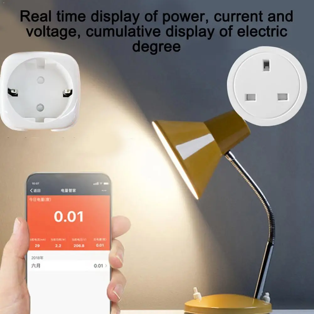Tomada inteligente wi-fi inteligente vida inteligente standard 10a plug google universal casa ue Control app mini S0R2
Tomada inteligente wi-fi inteligente vida inteligente standard 10a plug google universal casa ue Control app mini S0R2