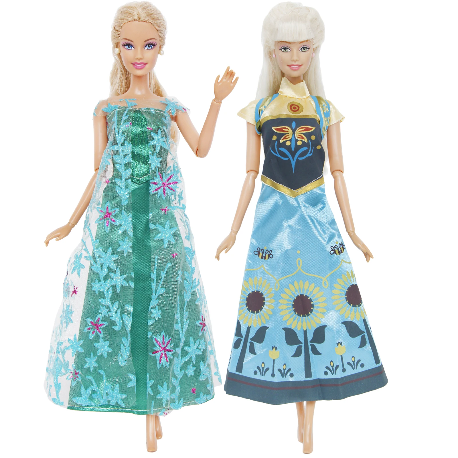2 комплекта классический наряд принцессы платье косплей кукла аксессуары Одежда
