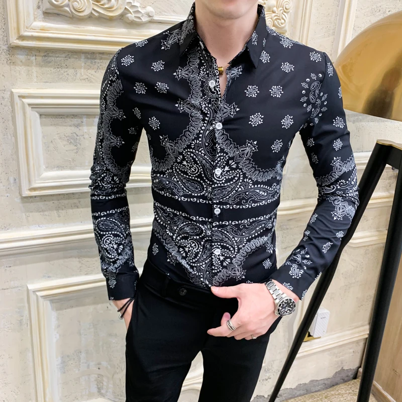 Camisa Masculina Весна мужские рубашки с длинным рукавом рубашки Slim Fit Chemise Homme Повседневное цифровая печать мужская рубашка уличная Camisas Hombre
Camisa Masculina Весна мужские рубашки с длинным рукавом рубашки Slim Fit Chemise Homme Повседневное цифровая печать мужская рубашка уличная Camisas Hombre