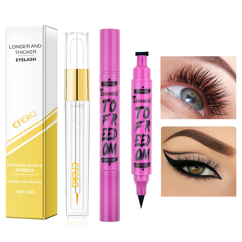 Thick Longer Eyelash Growth Serum Curling Eye Lashes Extension Enhancer Nourishing Essence with Waterproof Eyeliner Pen Makeup
Thick Longer Eyelash Growth Serum Curling Eye Lashes Extension Enhancer Nourishing Essence with Waterproof Eyeliner Pen Makeup