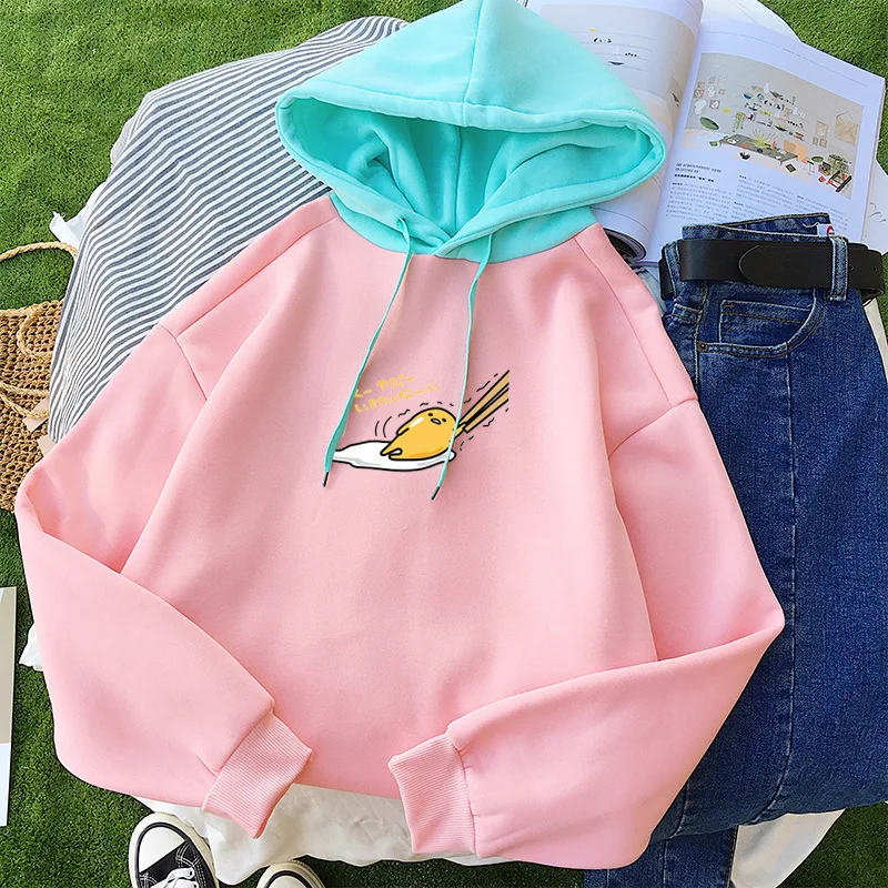 Lazy Egg Couple Hip Hop Drawstring Stitch Harajuku Women Hoodie Fleece Candy Print Sweatshirt Hoodie Casual Oversize Pullover
Lazy Egg Couple Hip Hop Drawstring Stitch Harajuku Women Hoodie Fleece Candy Print Sweatshirt Hoodie Casual Oversize Pullover