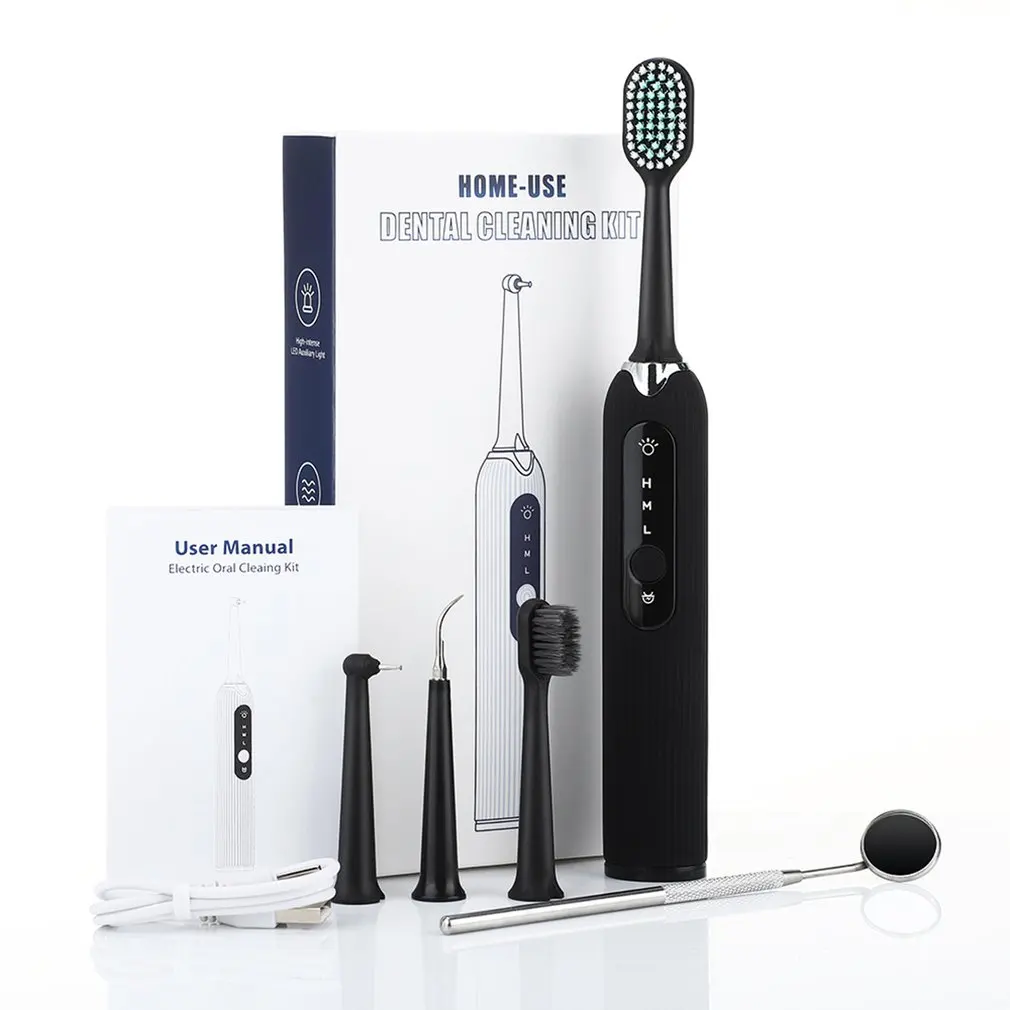 Household Portable Dental Scaler Electric Toothbrush Tooth Cleaner Oral Care High-frequency Vibration Adjustable Modes
Household Portable Dental Scaler Electric Toothbrush Tooth Cleaner Oral Care High-frequency Vibration Adjustable Modes