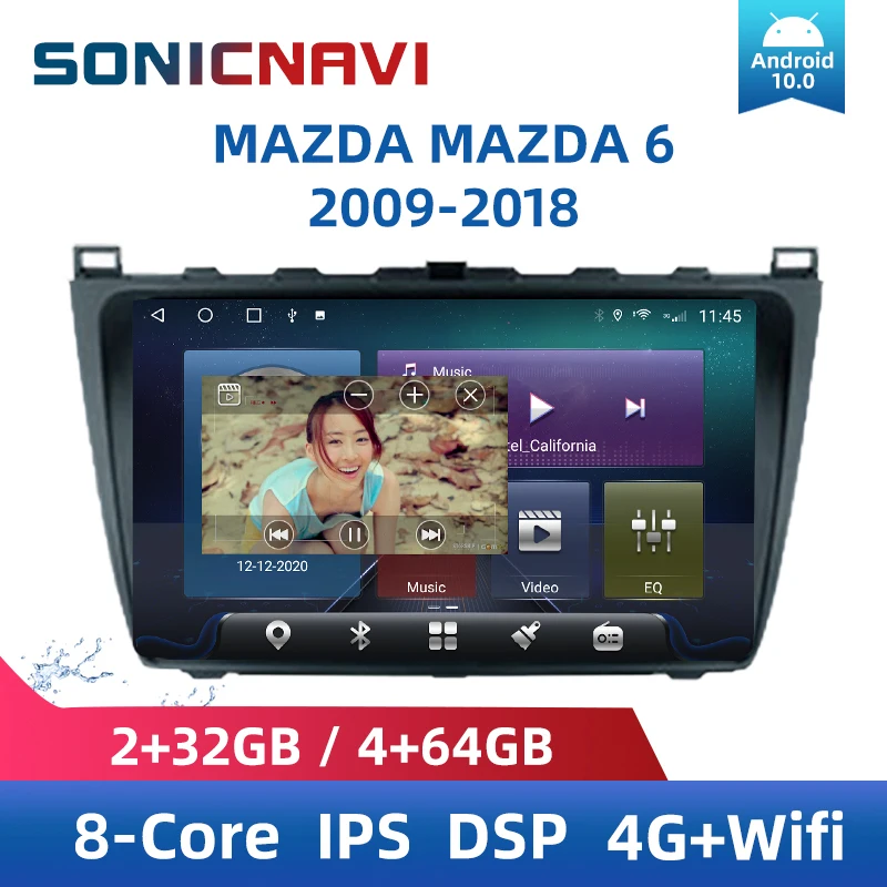 SONICnavi Car Radio For MAZDA MAZDA 6 2009-2018 Multimedia Player Android10.0 GPS Bluetooth 4G Wifi DSP Carplay Stereo Receiver
SONICnavi Car Radio For MAZDA MAZDA 6 2009-2018 Multimedia Player Android10.0 GPS Bluetooth 4G Wifi DSP Carplay Stereo Receiver