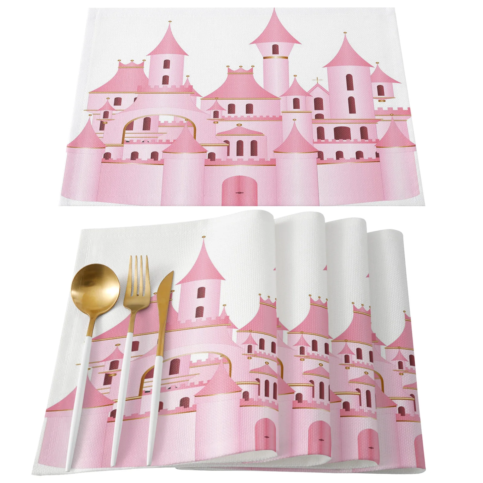 Pink Cartoon Castle Table Runner Home Kitchen Dining Table Decor Tablecloth and Placemats Wedding Table Decor
Pink Cartoon Castle Table Runner Home Kitchen Dining Table Decor Tablecloth and Placemats Wedding Table Decor