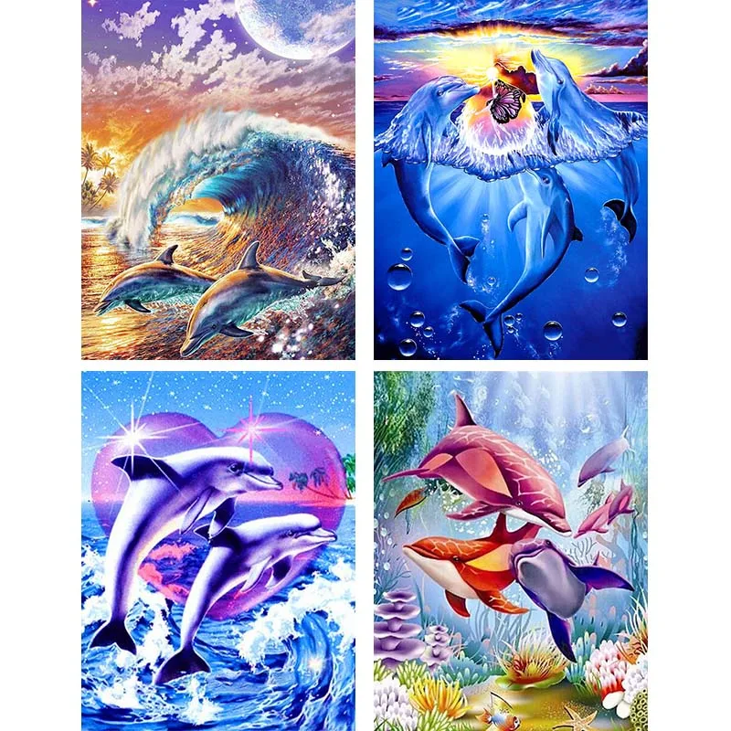 Full Kits 5D DIY Diamond Painting Pair Of Dolphins Diamond Embroidery Cartoon Animal Rhinestone Home Decor Sewing Gift Craft O48
Full Kits 5D DIY Diamond Painting Pair Of Dolphins Diamond Embroidery Cartoon Animal Rhinestone Home Decor Sewing Gift Craft O48