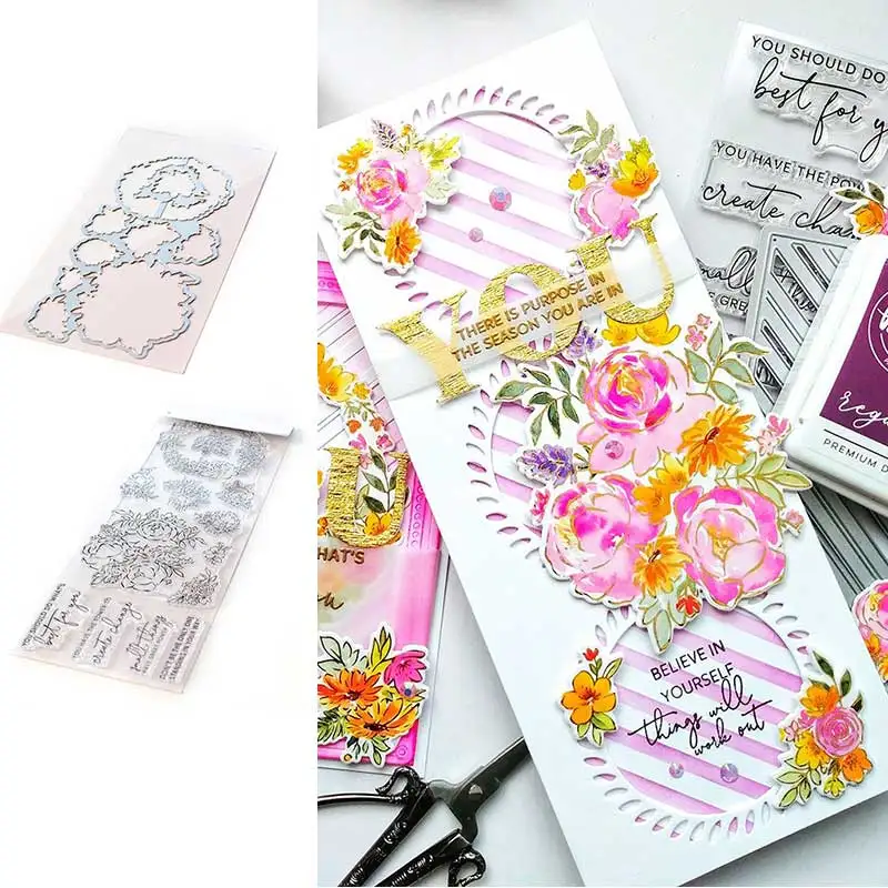 Blooming Watercolor Flowers Feast Metal Cutting Dies Stamps Stencil Scrapbooking Diary Embossing Diy Greet Card 2021 New Arrival
Blooming Watercolor Flowers Feast Metal Cutting Dies Stamps Stencil Scrapbooking Diary Embossing Diy Greet Card 2021 New Arrival