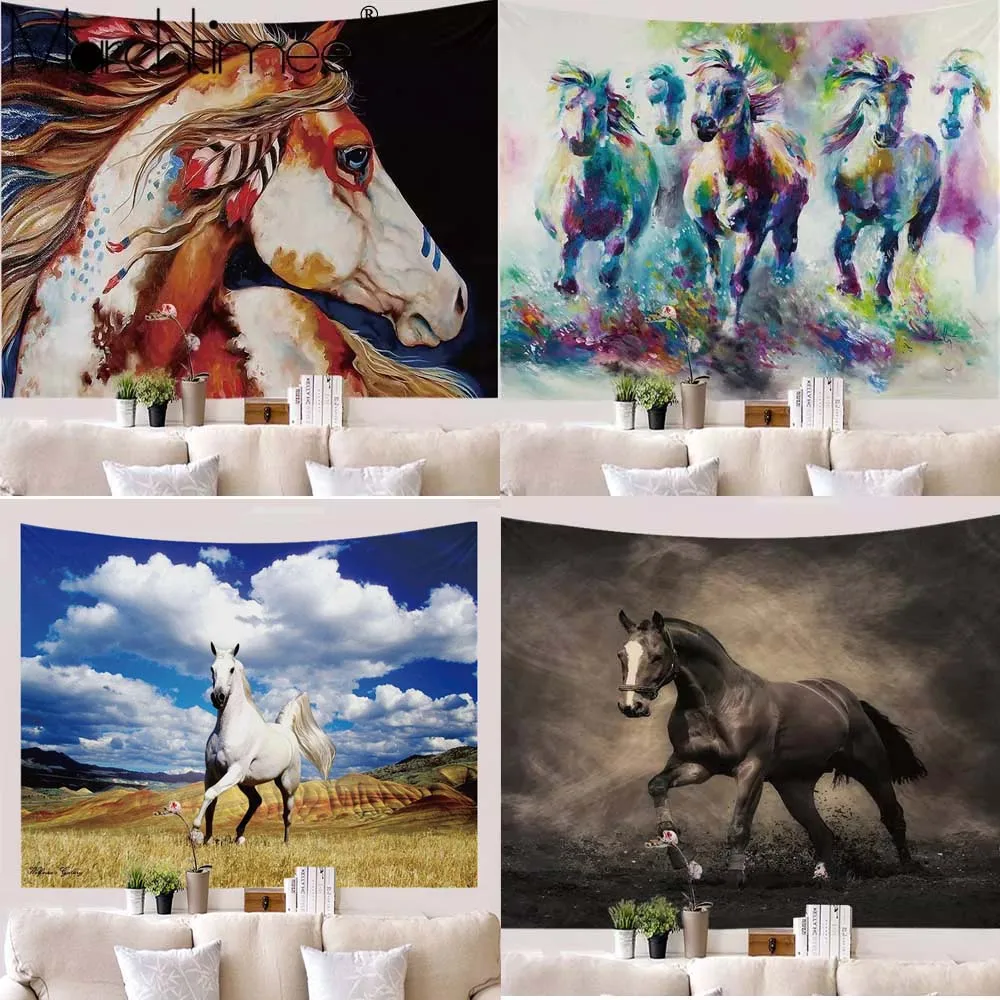 Pentium Horse Print Wall Hippie Tapestry Oil Painting Polyester Fabric Tapestry Home Decoration Wall Rug Carpets Hanging Blanket
Pentium Horse Print Wall Hippie Tapestry Oil Painting Polyester Fabric Tapestry Home Decoration Wall Rug Carpets Hanging Blanket
