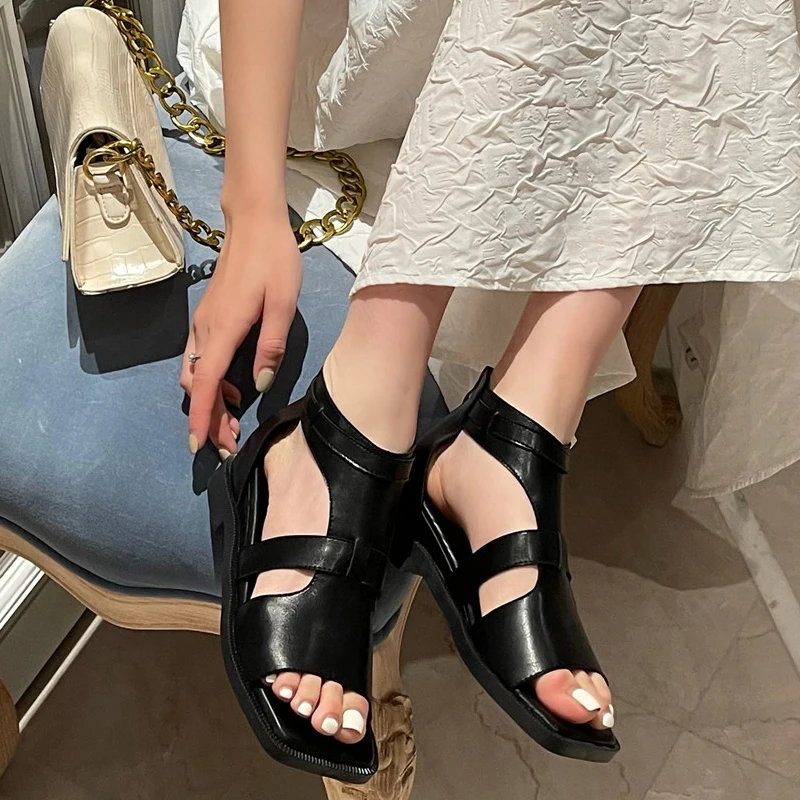 Female Sandals Shoes Woman Summer Fashion ZIP Square Toe Flat With Slippers Fiop Flop Shoes Slippers Slides Ladies Sandals 2021
Female Sandals Shoes Woman Summer Fashion ZIP Square Toe Flat With Slippers Fiop Flop Shoes Slippers Slides Ladies Sandals 2021