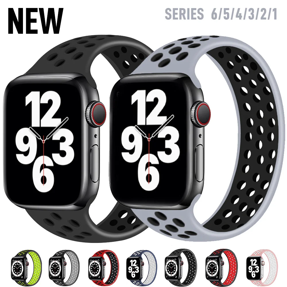 Ремешок для Apple Watch 6 Band 40 мм 44 мм, эластичный силиконовый браслет для iWatch Series 4/5/6/SE, Apple watch band 42 мм 38 мм
Ремешок для Apple Watch 6 Band 40 мм 44 мм, эластичный силиконовый браслет для iWatch Series 4/5/6/SE, Apple watch band 42 мм 38 мм