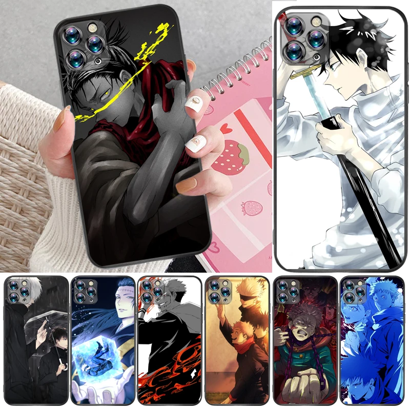 Jujutsu Kaisen Satoru Gojo Fushiguro Megumi Yuji Itadori Sukuna Phone Case For iPhone 12 Pro Max SE 2020 Mini Coque Back Cover
Jujutsu Kaisen Satoru Gojo Fushiguro Megumi Yuji Itadori Sukuna Phone Case For iPhone 12 Pro Max SE 2020 Mini Coque Back Cover