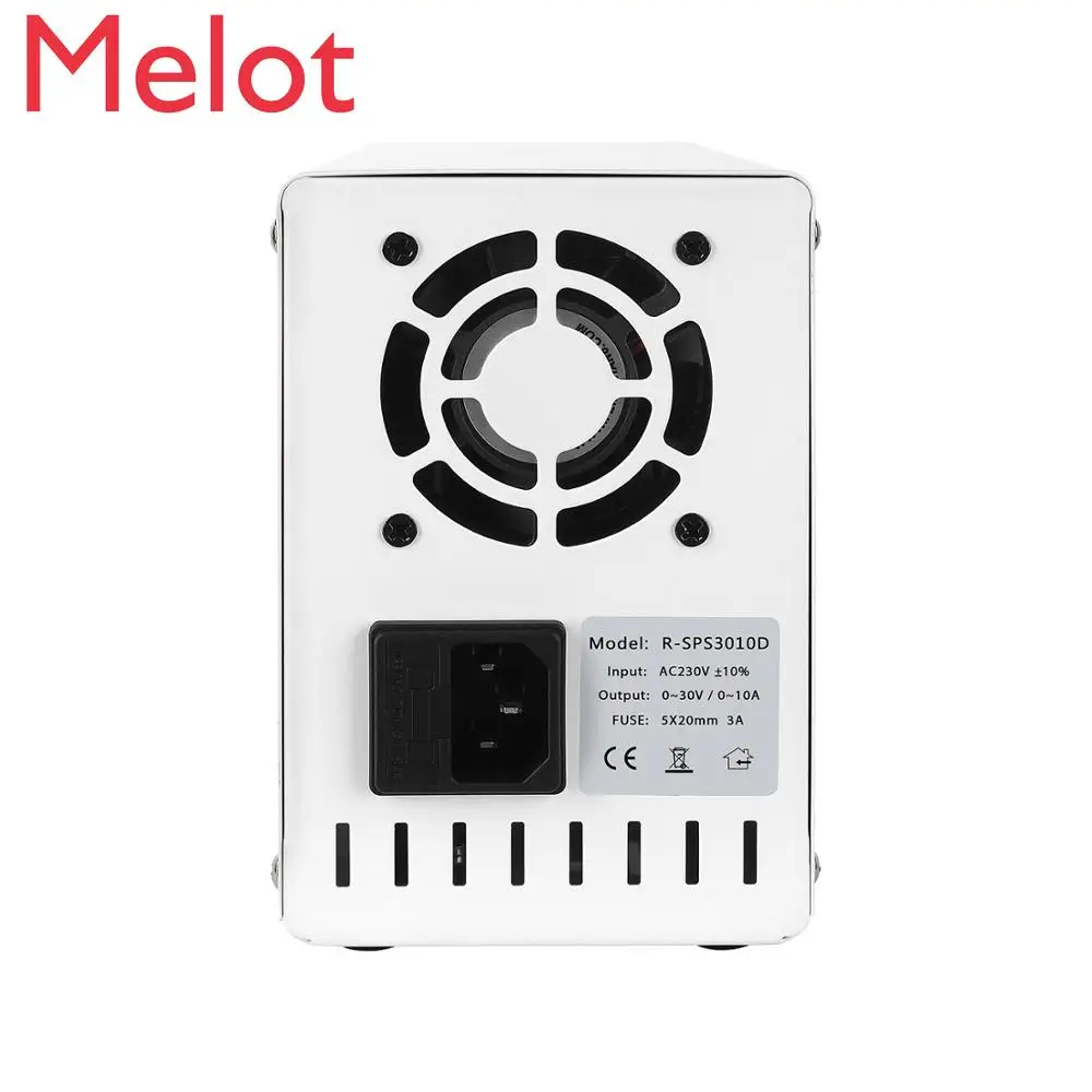 R-SPS3010D Factory Price DC Regulated Power Supply 30V 10A Digital Adjustable Switching Lab Test Repair Souce
R-SPS3010D Factory Price DC Regulated Power Supply 30V 10A Digital Adjustable Switching Lab Test Repair Souce