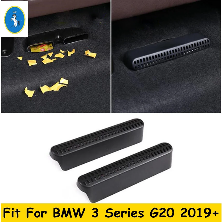 

Seat Under Air Conditioner AC Outlet Dust Plug Grille Protect Cover Trim Fit For BMW 3 Series G20 2019 2020 2021 Accessories Kit
