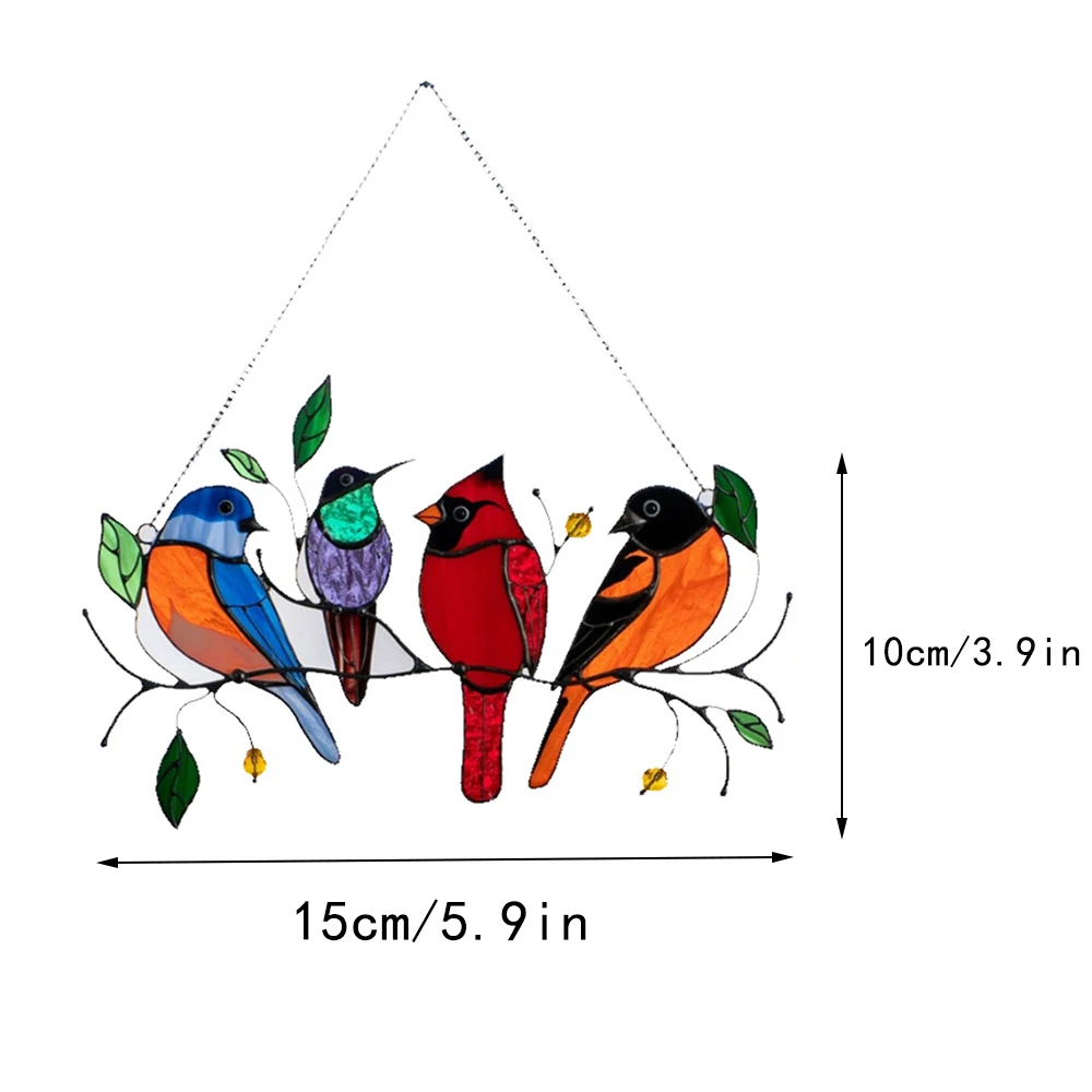 1pc Birds Suncatcher Window Panel Bird Series Ornaments Pendant Room Decoration Gifts For Bird Lover Home Decor Hanging Crafts
1pc Birds Suncatcher Window Panel Bird Series Ornaments Pendant Room Decoration Gifts For Bird Lover Home Decor Hanging Crafts