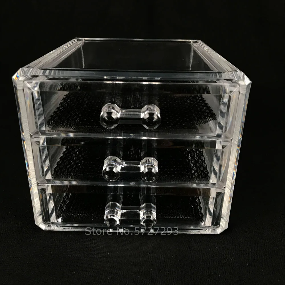 Small 135x125x110 mm Acrylic Portable Transparent Storage Box Jewelry Organizer Storage 3 Drawers Inner 2.8cm
Small 135x125x110 mm Acrylic Portable Transparent Storage Box Jewelry Organizer Storage 3 Drawers Inner 2.8cm