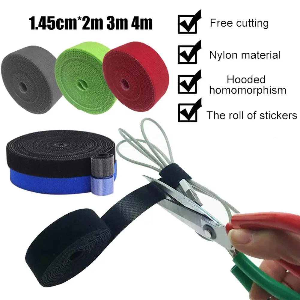 2/3/4m Hook-and-Loop Nylon Cable Organizer Wire Winder Clip Tie Wire Organizer Colorful Tape For iPhone Samsung USB Cable
2/3/4m Hook-and-Loop Nylon Cable Organizer Wire Winder Clip Tie Wire Organizer Colorful Tape For iPhone Samsung USB Cable
