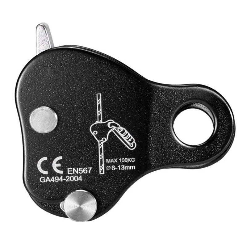 Rope Ascender,Rock Climbing Tree Arborist Rope Grab Self-Locking Rope Grip for Outdoor Climbing and Rescue 8-13MM
Rope Ascender,Rock Climbing Tree Arborist Rope Grab Self-Locking Rope Grip for Outdoor Climbing and Rescue 8-13MM