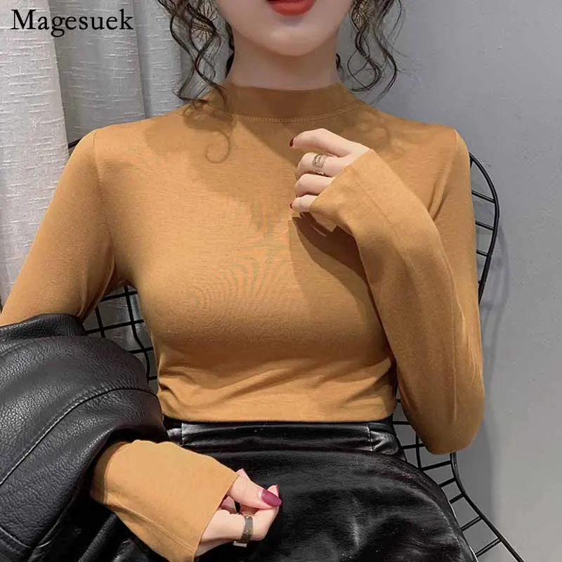 Women Pullover Slim O-neck Tops Bottoming Shirts 2020 Fashion Korean Style Autumn Long Sleeve Solid Blouse Blusas Mujer 11257
Women Pullover Slim O-neck Tops Bottoming Shirts 2020 Fashion Korean Style Autumn Long Sleeve Solid Blouse Blusas Mujer 11257