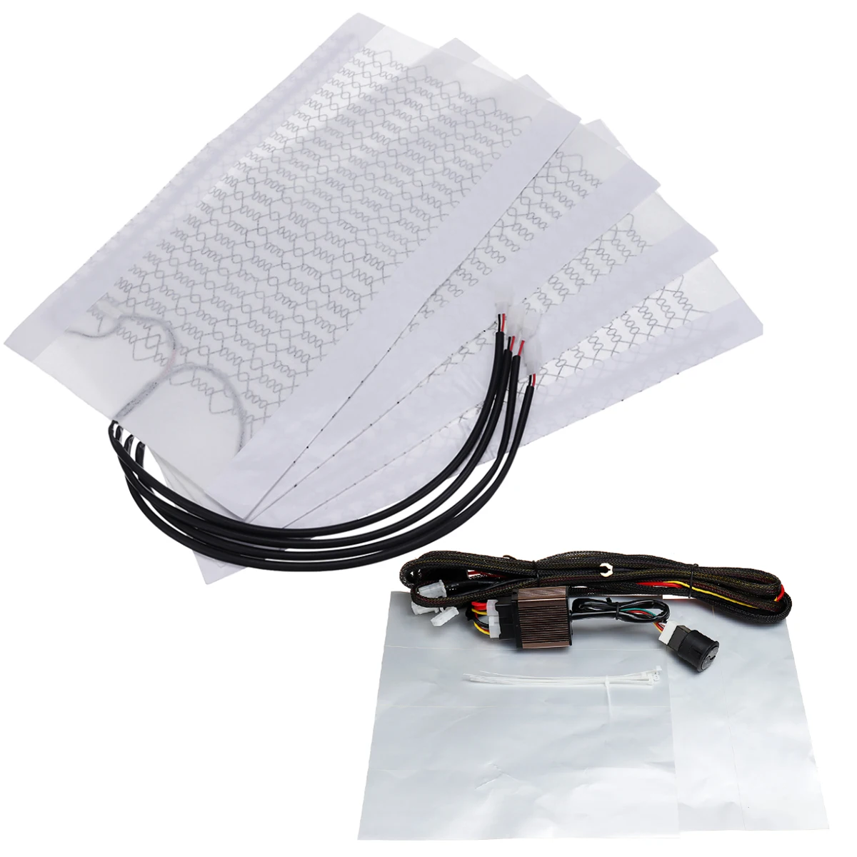4Pcs Universal Carbon Fiber Car Heated Seat Heater Pad switch Kit High Low Temp Switch Winter Warmer Seat Covers
4Pcs Universal Carbon Fiber Car Heated Seat Heater Pad switch Kit High Low Temp Switch Winter Warmer Seat Covers
