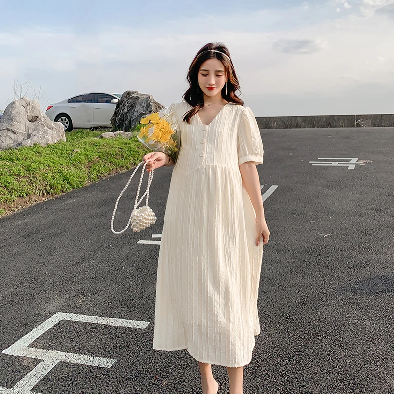 Summer Korean Fashion Chiffon Maternity Long Party Dress Elegant V neck Slim Wait Clothes for Pregnant Women Pregnancy
Summer Korean Fashion Chiffon Maternity Long Party Dress Elegant V neck Slim Wait Clothes for Pregnant Women Pregnancy