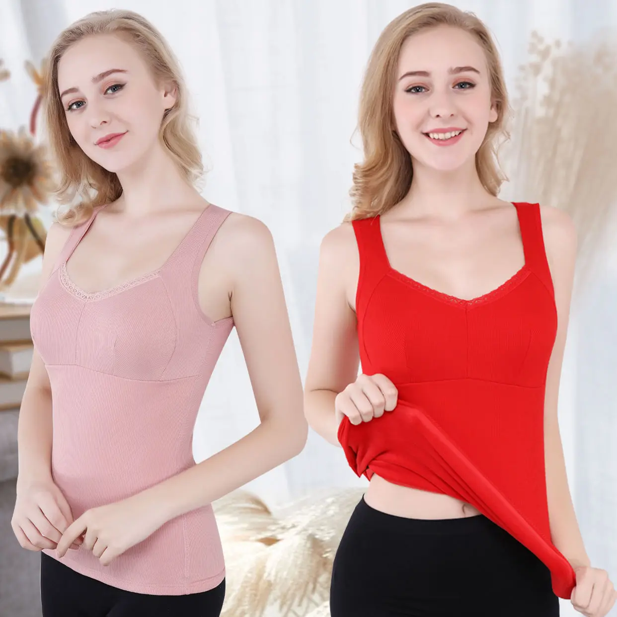 Women 2021 Autumn Winter Fashion Slim Thermal Vest Tops Female Solid Color Sleeveless Tops Ladies Thick Warm Tanks Tops E124
Women 2021 Autumn Winter Fashion Slim Thermal Vest Tops Female Solid Color Sleeveless Tops Ladies Thick Warm Tanks Tops E124