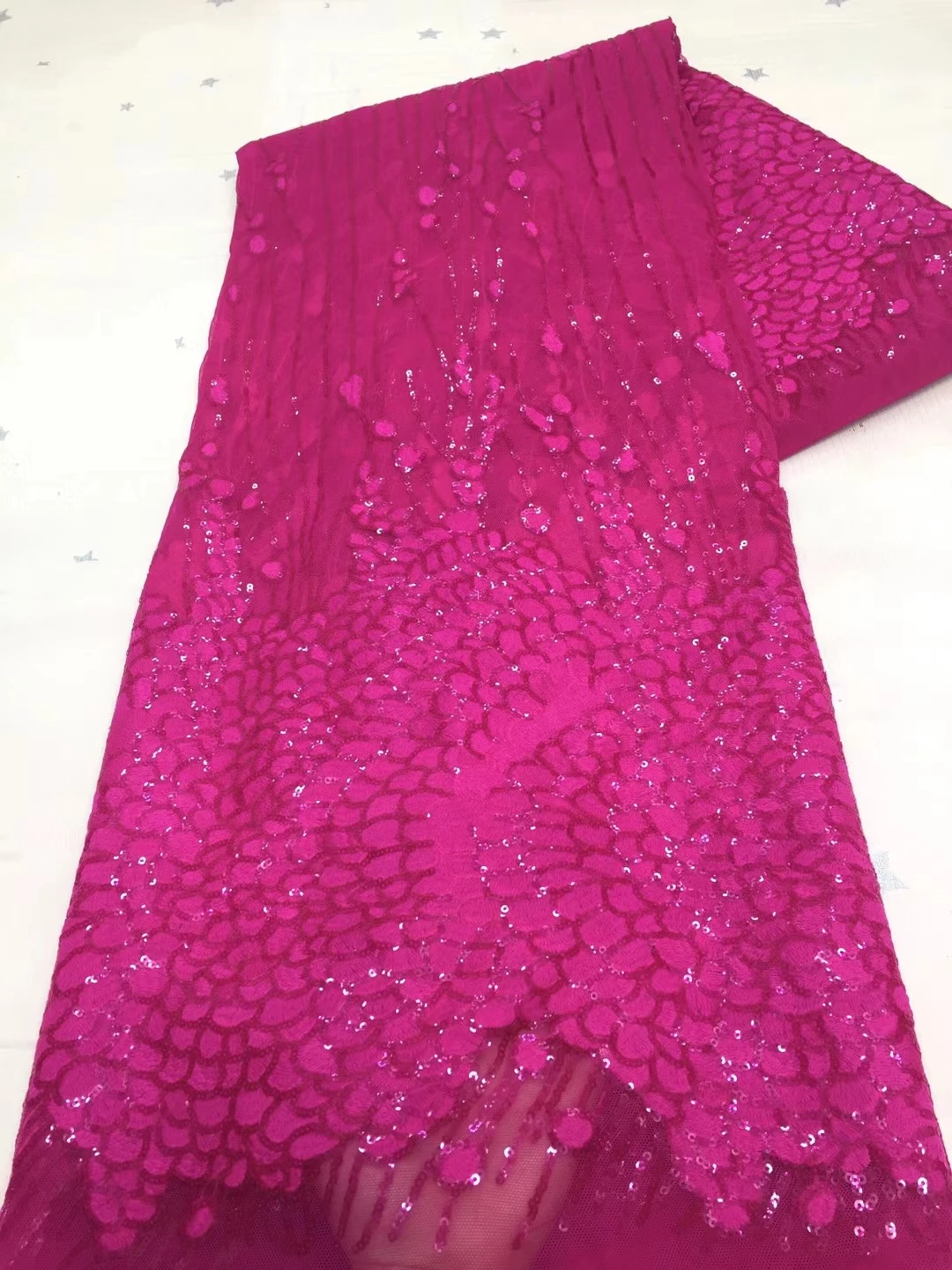 Fuchsia African Sequins Lace Fabric 2020 High Quality Lace French Lace Fabric Sewing Nigerian Lace Fabrics For Dress
Fuchsia African Sequins Lace Fabric 2020 High Quality Lace French Lace Fabric Sewing Nigerian Lace Fabrics For Dress