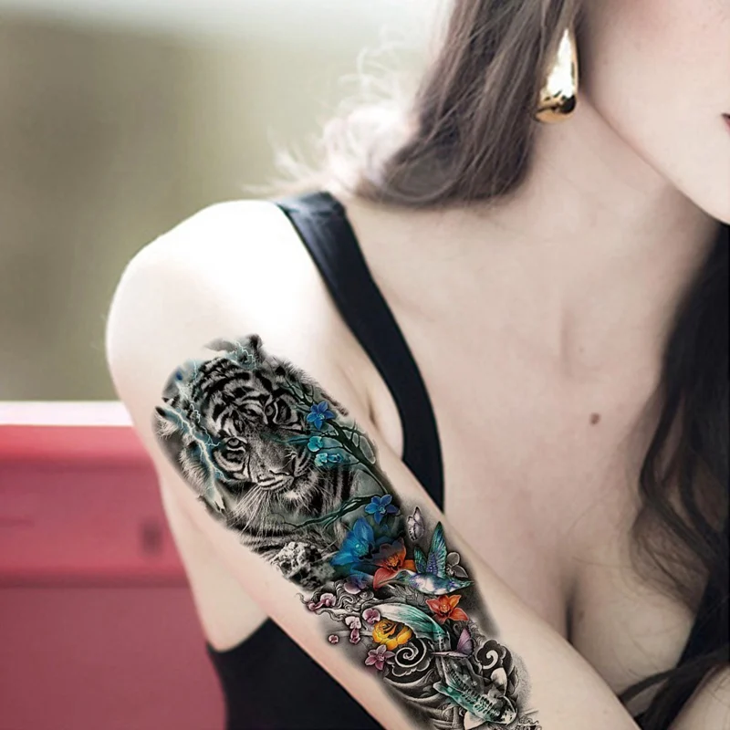 1 PC Large Arm Sleeve Tattoo 3D Waterproof Temporary Tattoo Stickers Body Art Flash Fake Tattoos for Men Women
1 PC Large Arm Sleeve Tattoo 3D Waterproof Temporary Tattoo Stickers Body Art Flash Fake Tattoos for Men Women