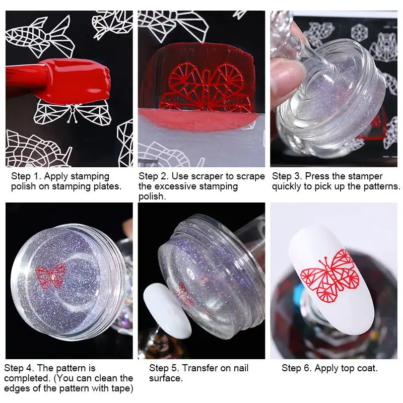 BORN PRETTY 6/7/16/18Pcs Set Nail Stamping Set Flower Animal Stamping Plates Scraper Stencil Stamping Polish Nail Printing Tool
BORN PRETTY 6/7/16/18Pcs Set Nail Stamping Set Flower Animal Stamping Plates Scraper Stencil Stamping Polish Nail Printing Tool