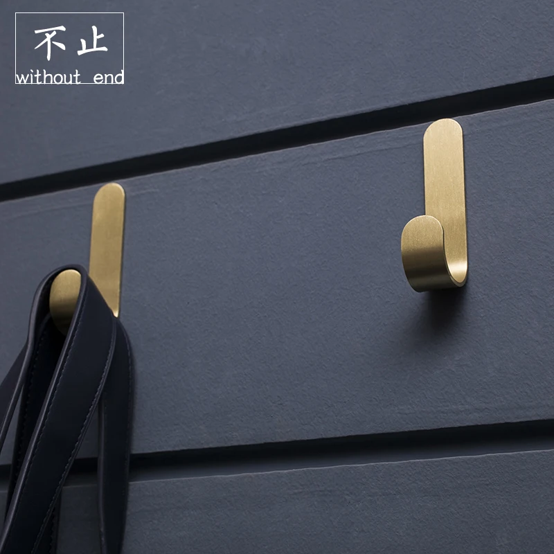 Brass Hook Creative Porch Kitchen Wall Glue Hook Nordic Decorative Clothes and Hats Seamless Nail Free Hook
Brass Hook Creative Porch Kitchen Wall Glue Hook Nordic Decorative Clothes and Hats Seamless Nail Free Hook
