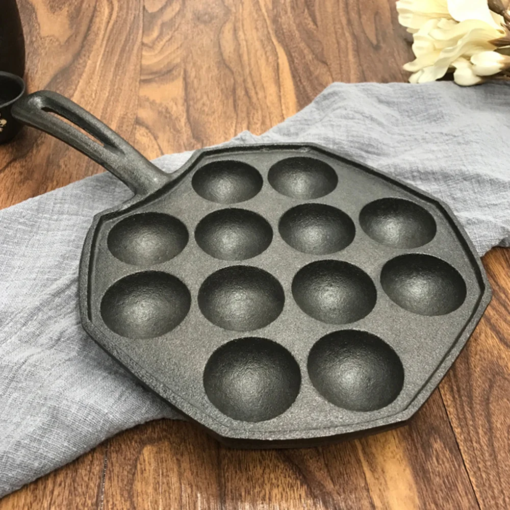 2Pcs Useful Escargot Baking Plate Octopus Meat Molds Takoyaki Cooking Trays