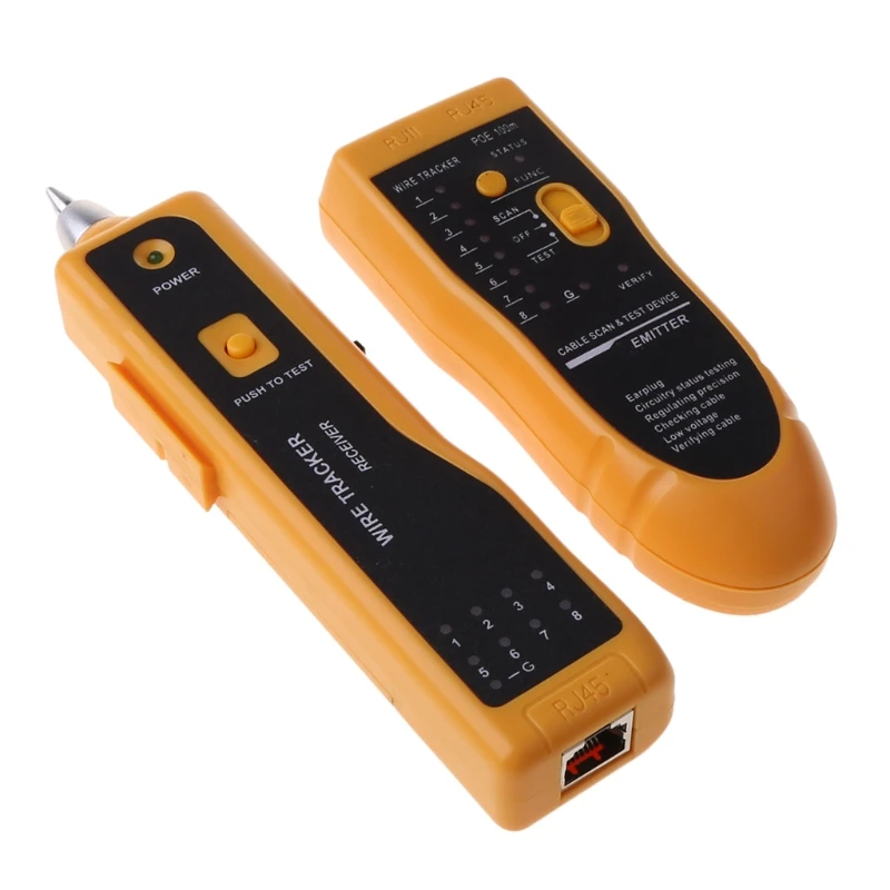 LAN Network Cable Tester for Cat5 Cat6 RJ45 UTP STP Detector Line Finder Tracker
LAN Network Cable Tester for Cat5 Cat6 RJ45 UTP STP Detector Line Finder Tracker