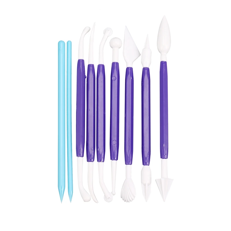 9 Pieces Plastic Clay Modeling Tools Ceramic Pottery Tool Kit for Shaping and Sculpting 
9 Pieces Plastic Clay Modeling Tools Ceramic Pottery Tool Kit for Shaping and Sculpting