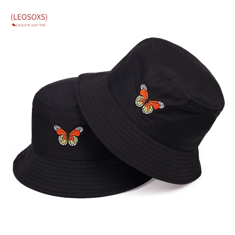 (LEOSOXS) 2021 New Fashion Summer Cotton Bucket Cap Women Butterfly Bucket Hat Simple Visor Caps Outdoor Casual Sun Hats
(LEOSOXS) 2021 New Fashion Summer Cotton Bucket Cap Women Butterfly Bucket Hat Simple Visor Caps Outdoor Casual Sun Hats