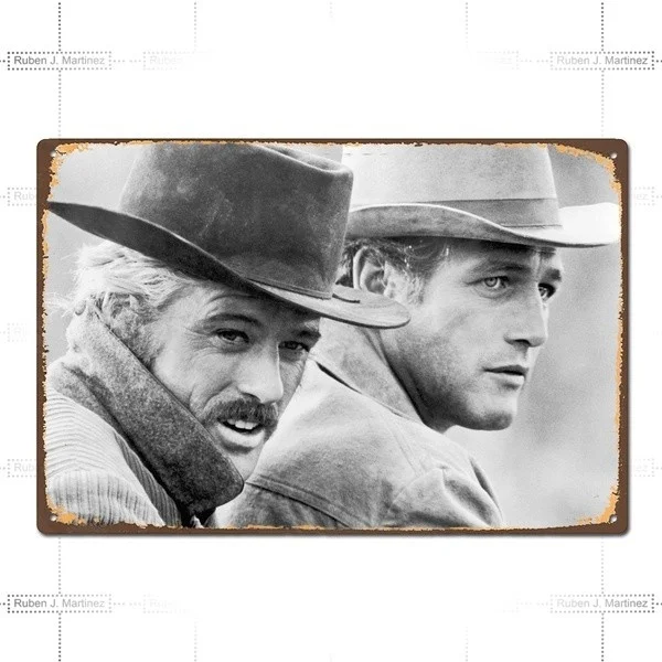 Retro tin paintings Butch Cassidy and the Sundance Vintage Retro Metal Tin Sign Metal Sign Pin Up Metal Decor Metal Poster Wall
Retro tin paintings Butch Cassidy and the Sundance Vintage Retro Metal Tin Sign Metal Sign Pin Up Metal Decor Metal Poster Wall