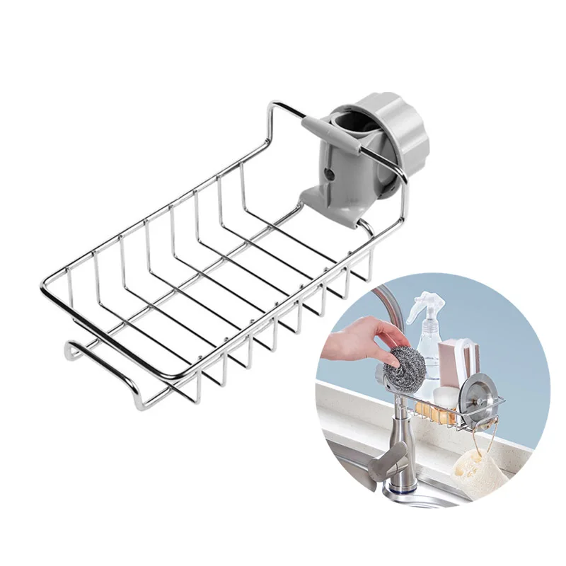 Kitchen Sink Hanging Faucet Household Shelf Drain Rack Sponge Dish Cloth Holder Storage Rack Bathroom Hollow Shelf Organizer
Kitchen Sink Hanging Faucet Household Shelf Drain Rack Sponge Dish Cloth Holder Storage Rack Bathroom Hollow Shelf Organizer