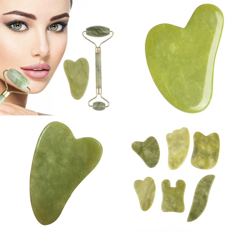 New Arrive Natural Jade Stone Calf horn Guasha Board Massage Tool SPA Therapy Gua Sha Massager Body Care Scraping Board
New Arrive Natural Jade Stone Calf horn Guasha Board Massage Tool SPA Therapy Gua Sha Massager Body Care Scraping Board