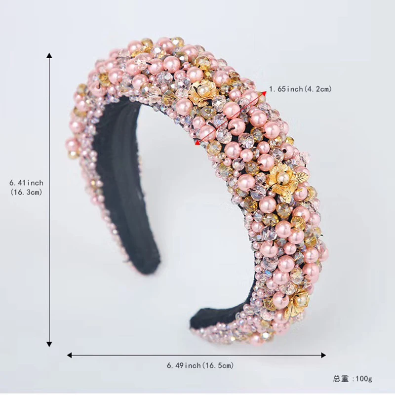 Luxury Baroque Sparkly Padded Rhinestones Headbands Full Crystal Hairbands Sliver Wide Headwear White Hair Accessories For Girl
Luxury Baroque Sparkly Padded Rhinestones Headbands Full Crystal Hairbands Sliver Wide Headwear White Hair Accessories For Girl