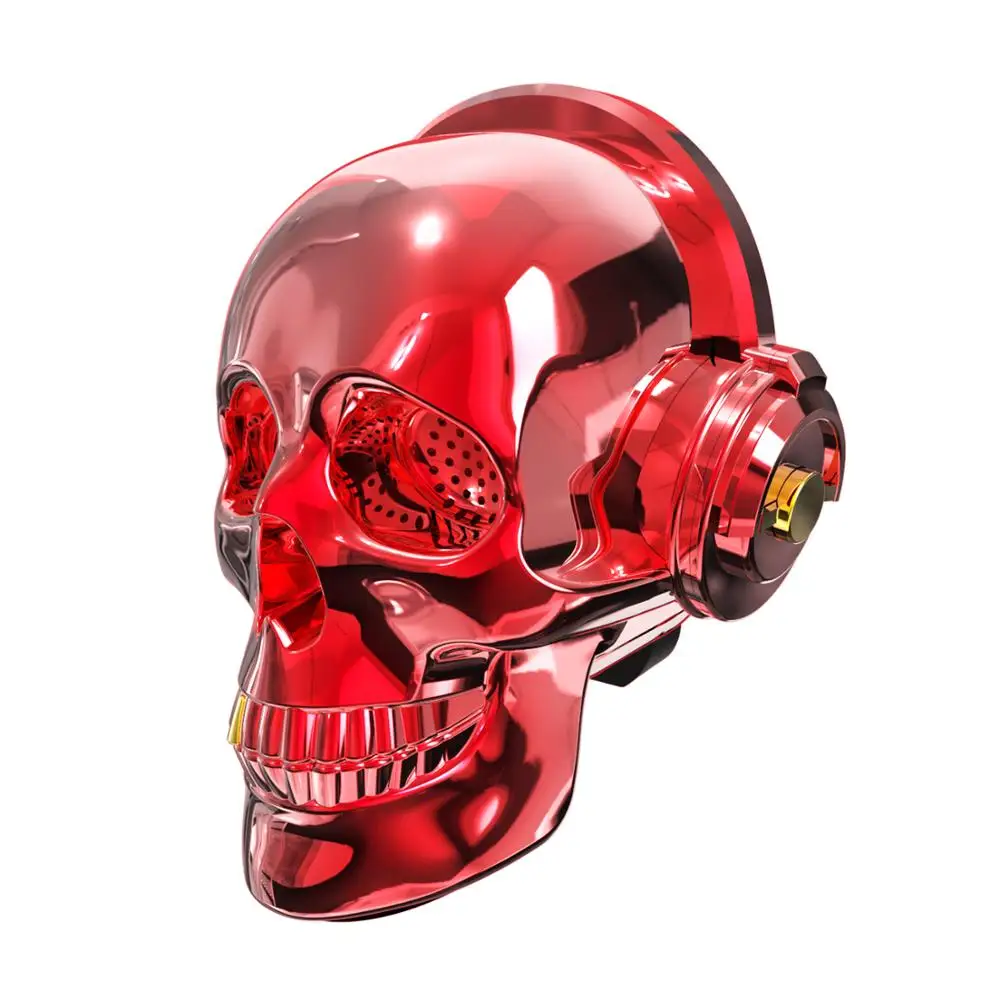OneDer V7 bluetooth динамик череп дизайн светодиодный светильник 5 Вт 1200 мАч ABS Материал