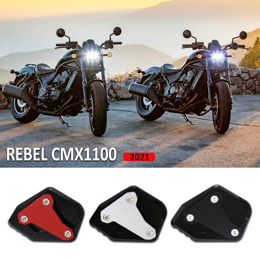 

Side Stand Enlarger Motorcycle CM1100 Kickstand CNC Enlarge Extension FOR HONDA REBEL CMX1100 CM CMX 1100 2021