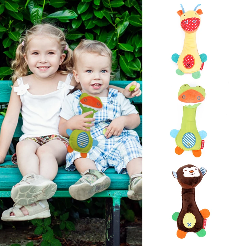 Baby Rattles BB Stick Cartoon Grab Ability Training Toys Plush Infant Squeaky Toddler Hand Bell Plush Dolls игрушки для детей
Baby Rattles BB Stick Cartoon Grab Ability Training Toys Plush Infant Squeaky Toddler Hand Bell Plush Dolls игрушки для детей