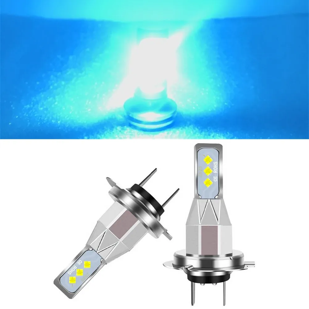 2Pcs H7 LED Headlight Bulbs Kit High Low Beam Super Bright 12v-24v 12000K Ice Blue Car Head Spotlight Wok Light
2Pcs H7 LED Headlight Bulbs Kit High Low Beam Super Bright 12v-24v 12000K Ice Blue Car Head Spotlight Wok Light