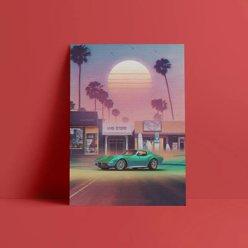 Synthwave Sunset Drive poster Canvas Wall Art Decoration prints for living Kid Children room Home bedroom decor Painting
Synthwave Sunset Drive poster Canvas Wall Art Decoration prints for living Kid Children room Home bedroom decor Painting